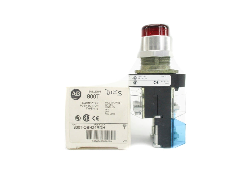 ALLEN BRADLEY 800T-QBH24RDH SER. T (WH) NSMP