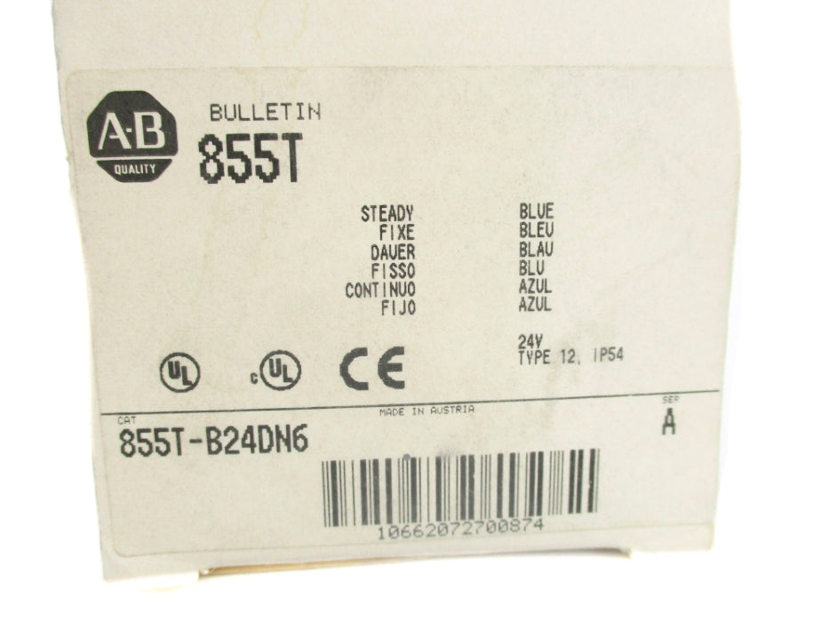 INDUSTRIAL SPARE PART 855T-B24DN6 SER. A (WH) NSMP