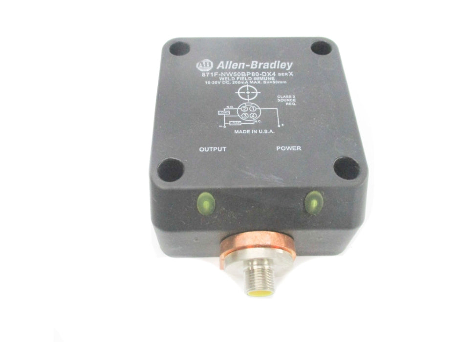 INDUSTRIAL SPARE PART 871F-NW50BP80-DX4 SER. X (BR/WH) NSMP