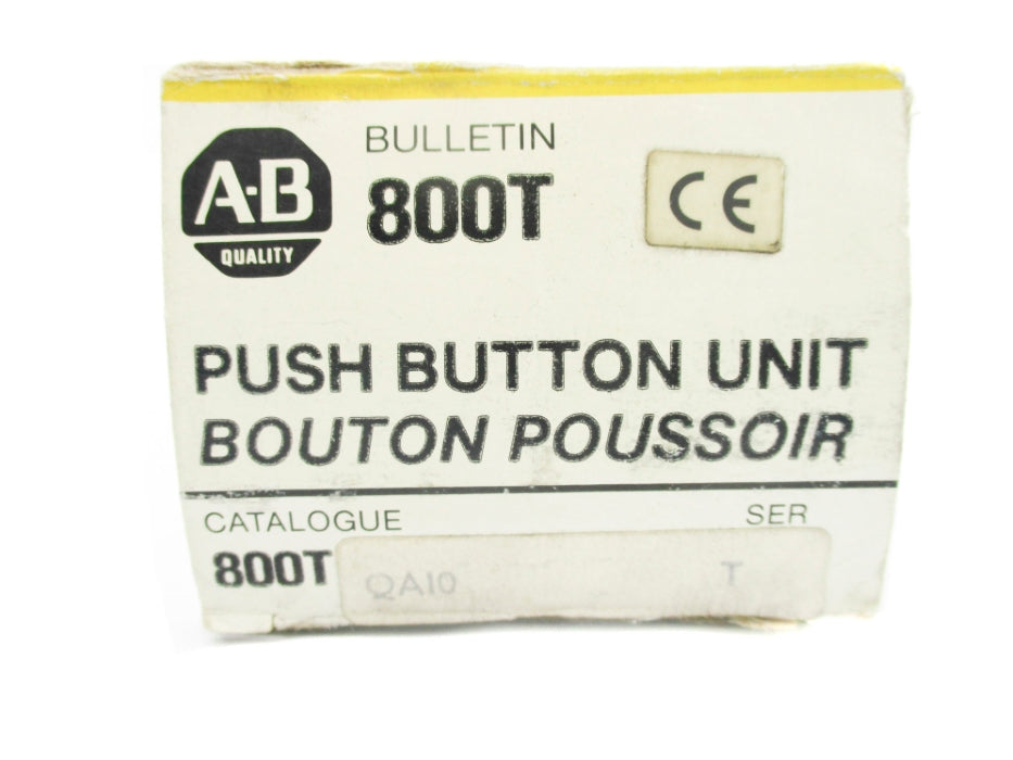 ALLEN BRADLEY 800T-QA10 SER. T (BK/YL) NSMP