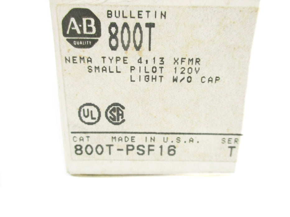 INDUSTRIAL SPARE PART 800T-PSF16 SER. T (BK/YL) NSMP