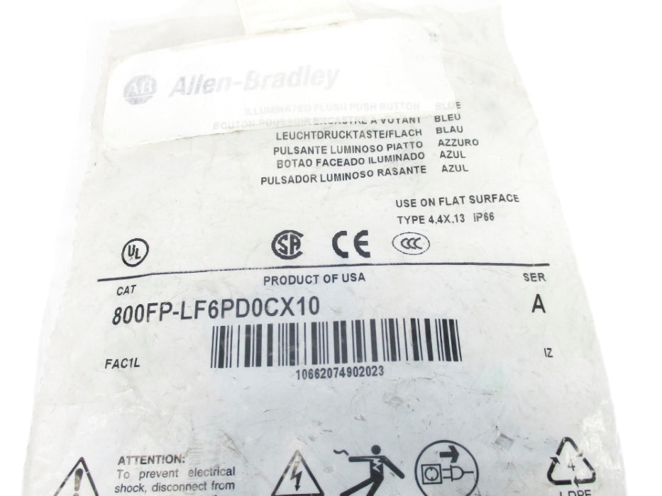INDUSTRIAL SPARE PART 800FP-LF6PD0CX10 SER. A NSMP