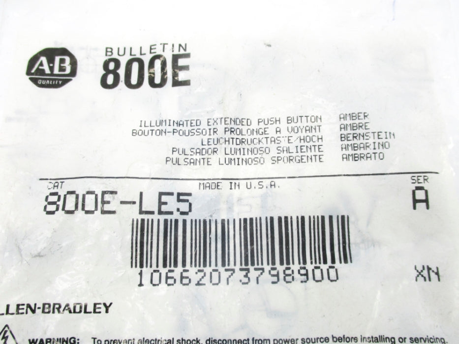 INDUSTRIAL SPARE PART 800E-LE5 SER. A NSMP