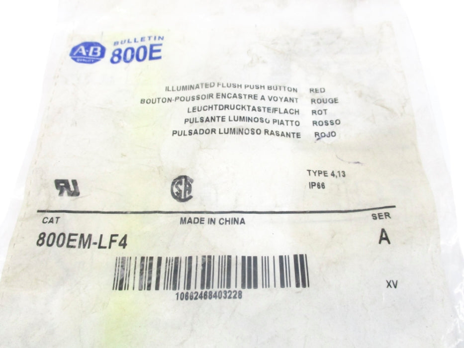 ALLEN BRADLEY 800EM-LF4 SER. A NSMP