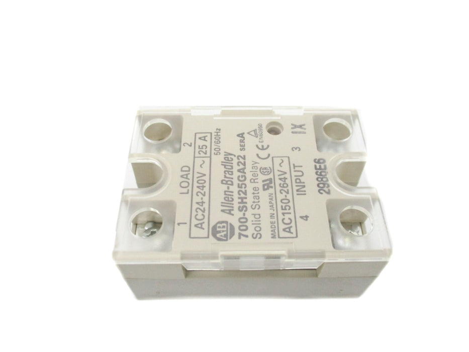 ALLEN BRADLEY 700-SH25GA22 SER. A 24-240VAC 25A (WH) NSMP