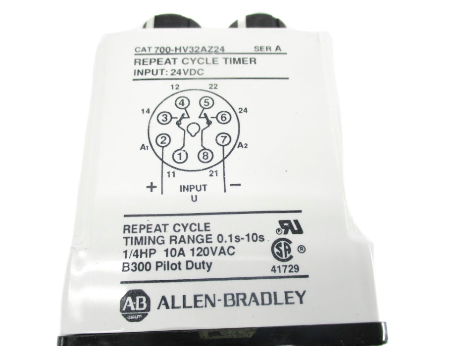 INDUSTRIAL SPARE PART 700-HV32AZ24 SER. A 24VDC 10A 0.1S-10S UNMP