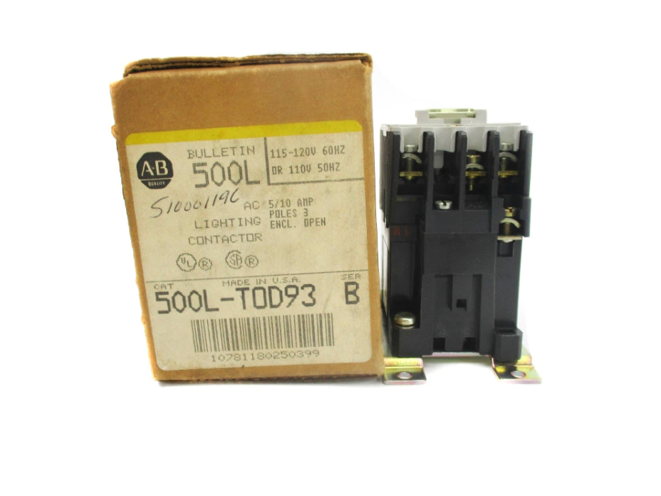 INDUSTRIAL SPARE PART 500L-TOD93 SER. B 110/120V (BR/YL) NSMP