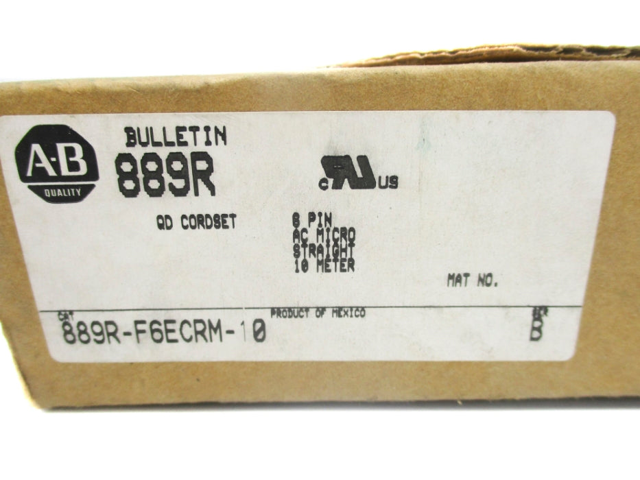 ALLEN BRADLEY 889R-F6ECRM-10 SER. B (BR/WH) NSMP