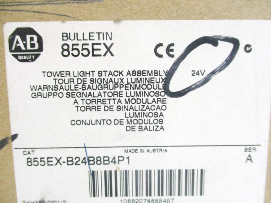 INDUSTRIAL SPARE PART 855EX-B24B8B4P1 SER. A (BR/WH) NSMP