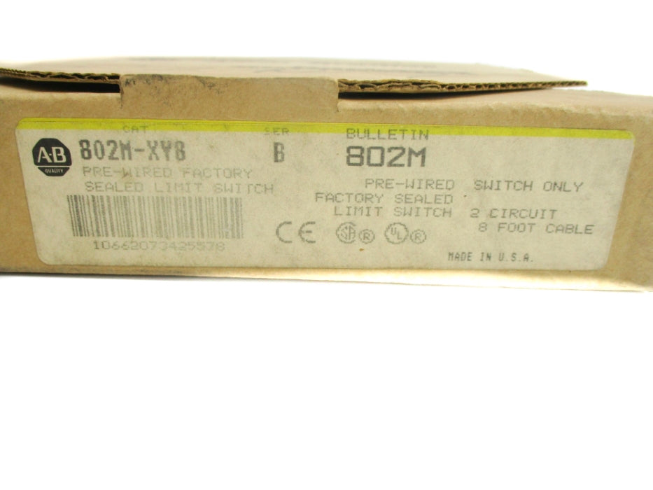 INDUSTRIAL SPARE PART 802M-XY8 SER. B (BR/WH) NSMP