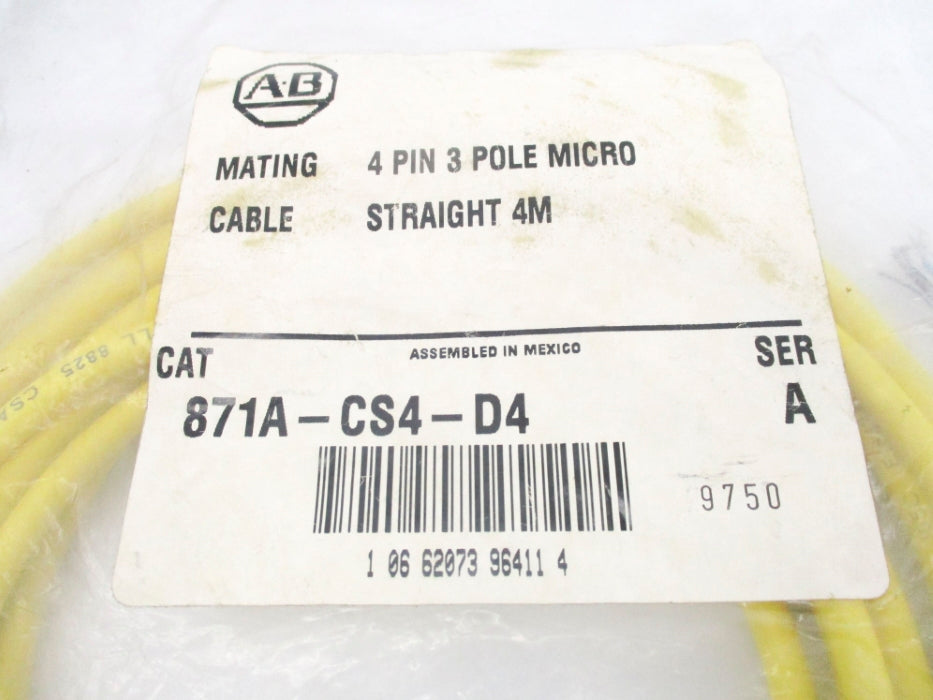 INDUSTRIAL SPARE PART 871A-CS4-D4 SER. A NSMP