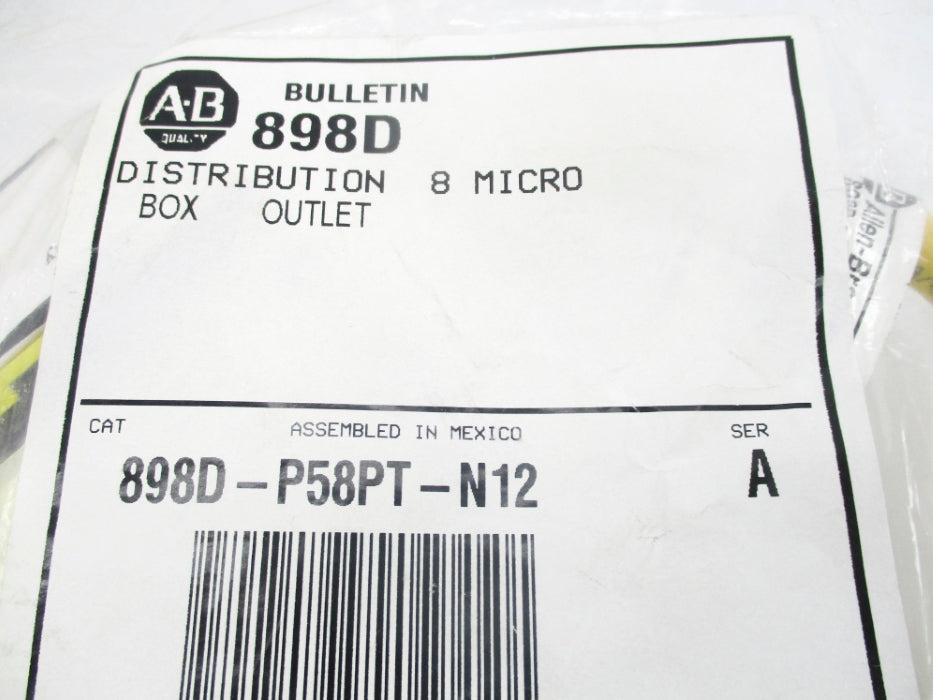 ALLEN BRADLEY 898D-P58PT-N12 SER. A NSMP