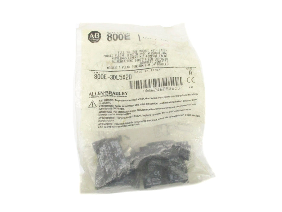 ALLEN BRADLEY 800E-3DL5X20 SER. A NSMP