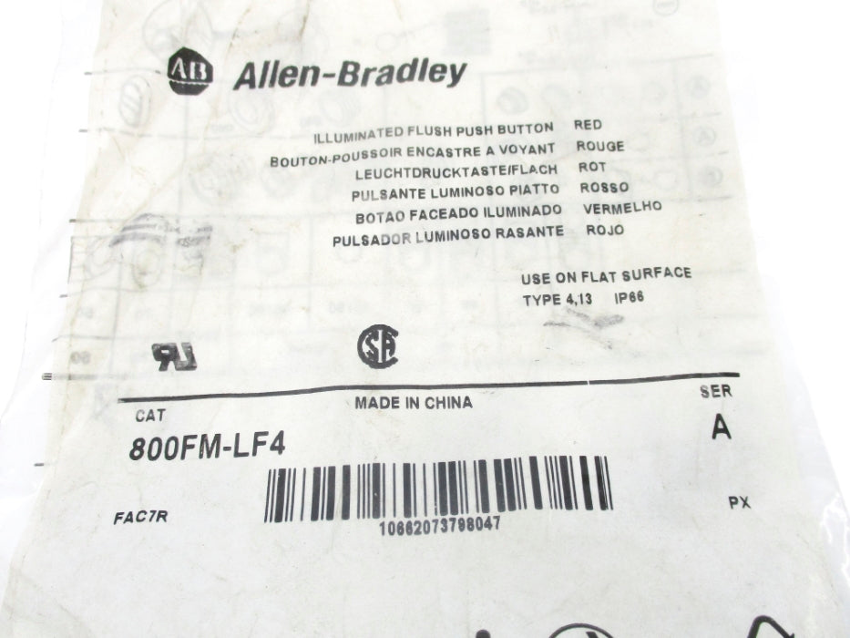 INDUSTRIAL SPARE PART 800FM-LF4 SER. A NSMP