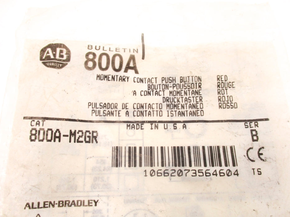INDUSTRIAL SPARE PART 800A-M2GR SER. B NSMP