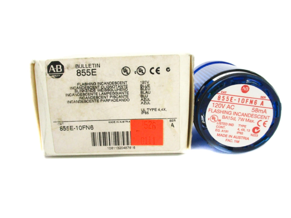 ALLEN BRADLEY 855E-10FN6 SER. A (WH) NSMP