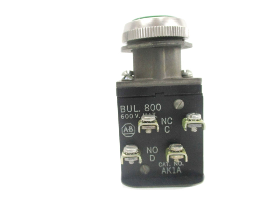 ALLEN BRADLEY 800-AK1A (GR/YL) NSMP