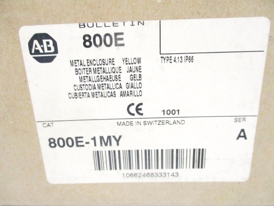 ALLEN BRADLEY 800E-1MY SER. A (BR/WH) NSMP