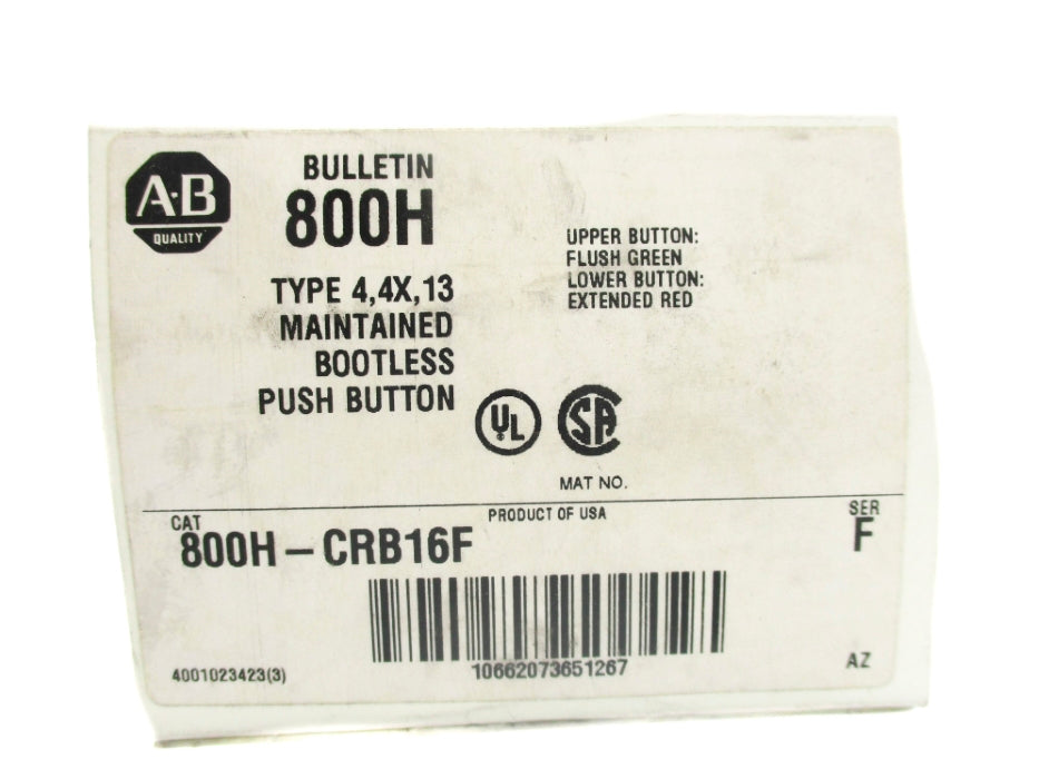 INDUSTRIAL SPARE PART 800H-CRB16F SER. F (WH) NSMP