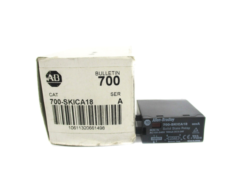 ALLEN BRADLEY 700-SKICA18 SER. A 100-240VAC 5-24VDC (WH) NSMP