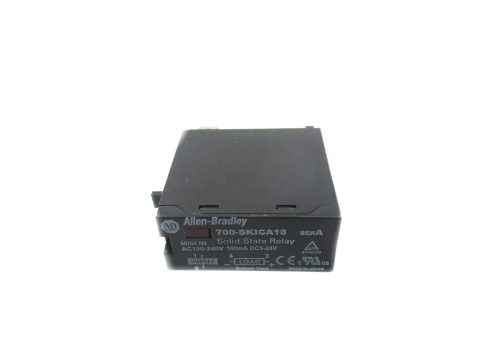ALLEN BRADLEY 700-SKICA18 SER. A 100-240VAC 5-24VDC (WH) NSMP