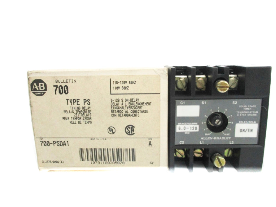 INDUSTRIAL SPARE PART 700-PSDA1 SER. A 110/120V 6-120S (WH) NSMP