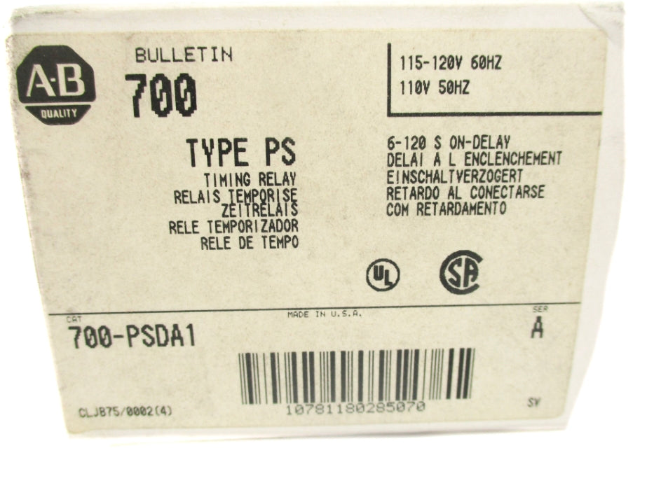 INDUSTRIAL SPARE PART 700-PSDA1 SER. A 110/120V 6-120S (WH) NSMP