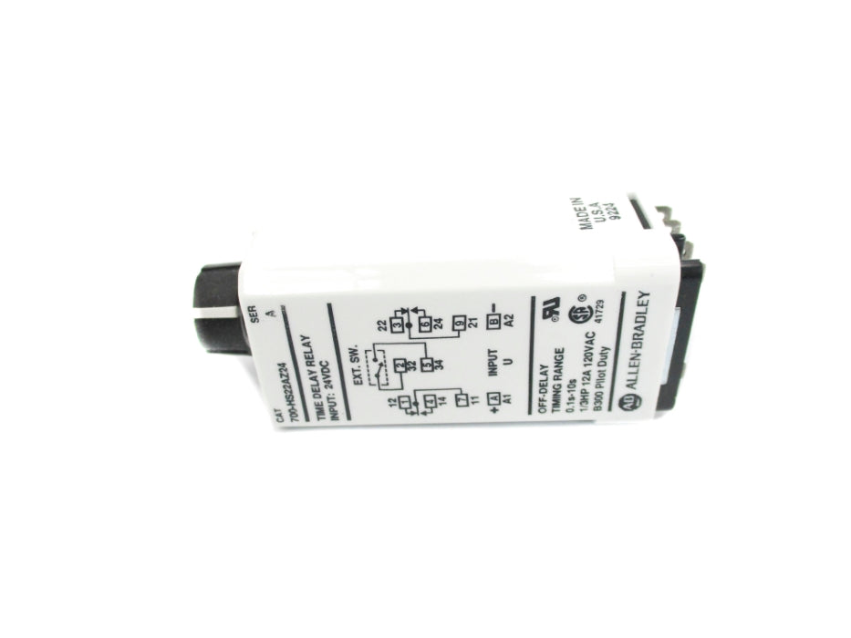 INDUSTRIAL SPARE PART 700-HS22AZ24 SER. A 24VDC 12A 0.1S-10S UNMP