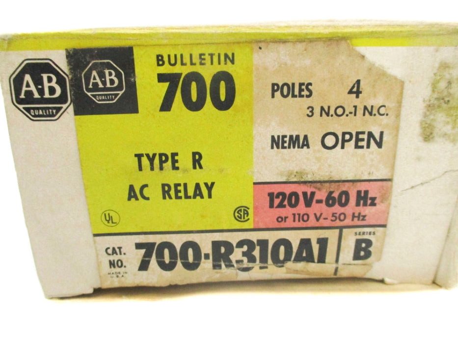 INDUSTRIAL SPARE PART 700-R310A1 SER. B 120V 30A (BK/YL) NSMP