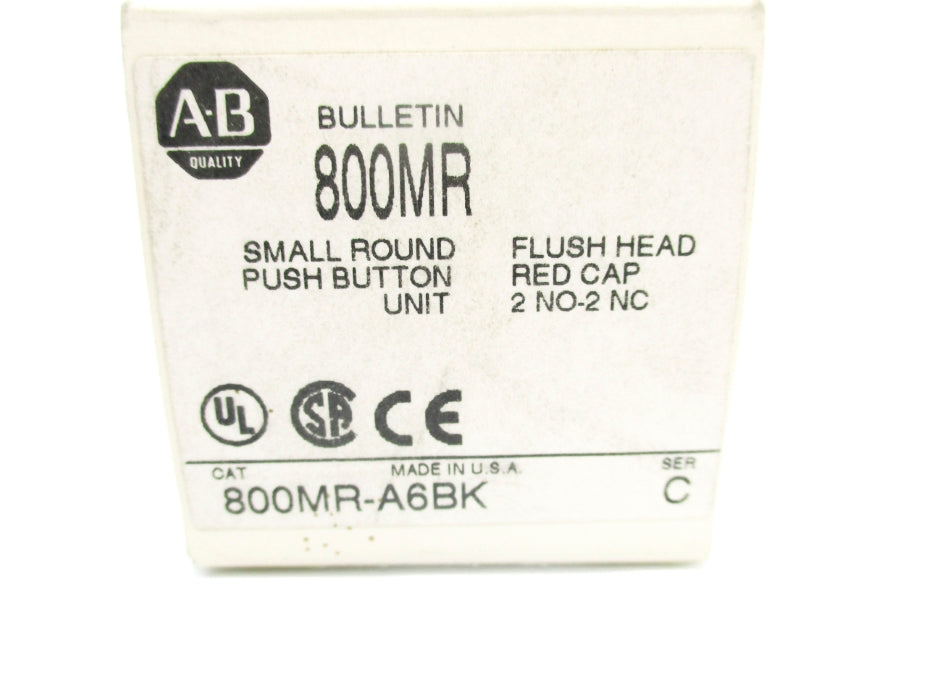 ALLEN BRADLEY 800MR-A6BK SER. C (WH) NSMP
