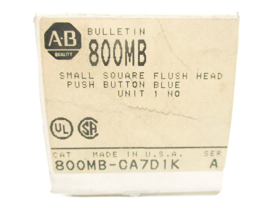 ALLEN BRADLEY 800MB-CA7D1K SER. A (GY/BL) NSMP