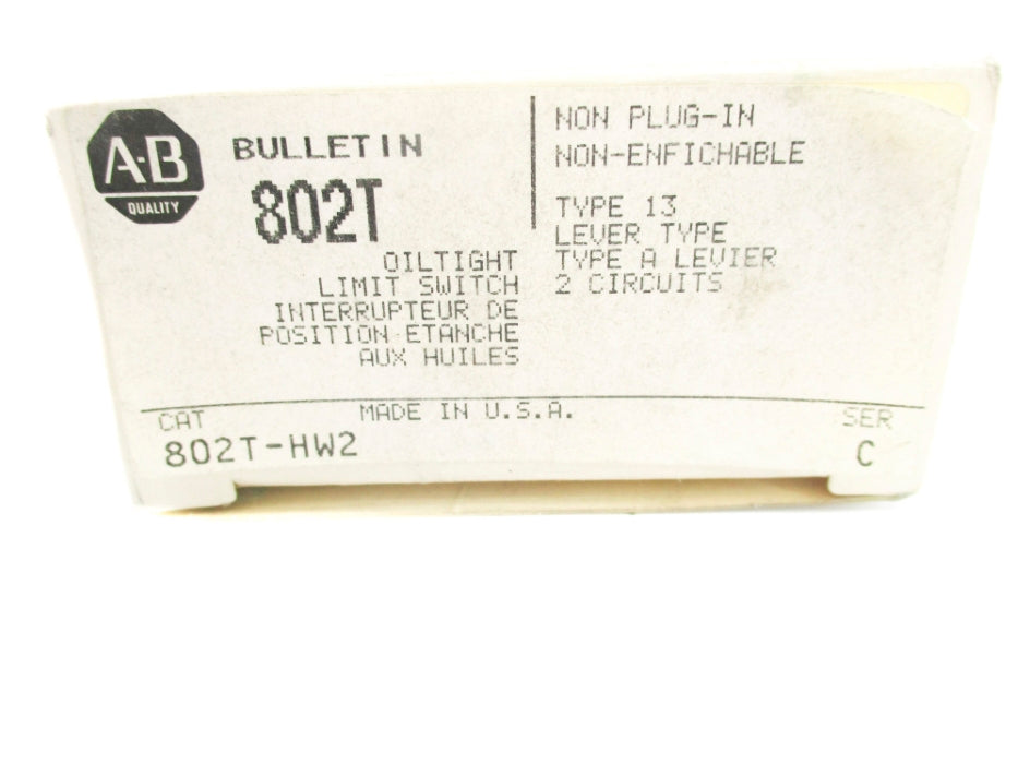 INDUSTRIAL SPARE PART 802T-HW2 SER. C (WH) NSMP