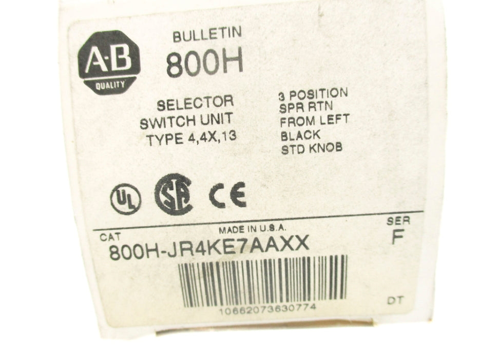 INDUSTRIAL SPARE PART 800H-JR4KE7AAXX SER. F (WH) NSMP