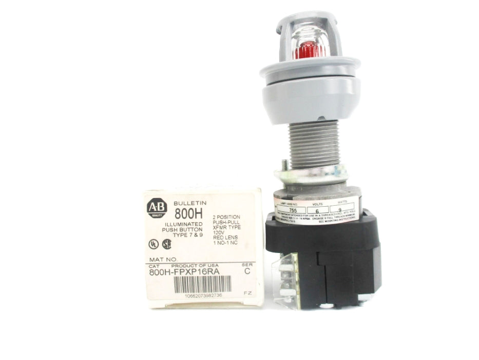 ALLEN BRADLEY 800H-FPXP16RA SER. C (WH) NSMP