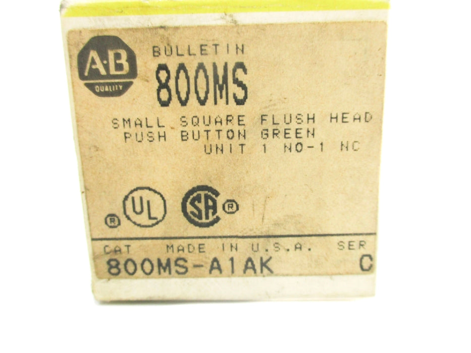 INDUSTRIAL SPARE PART 800MS-A1AK SER. C (BK/YL) NSMP