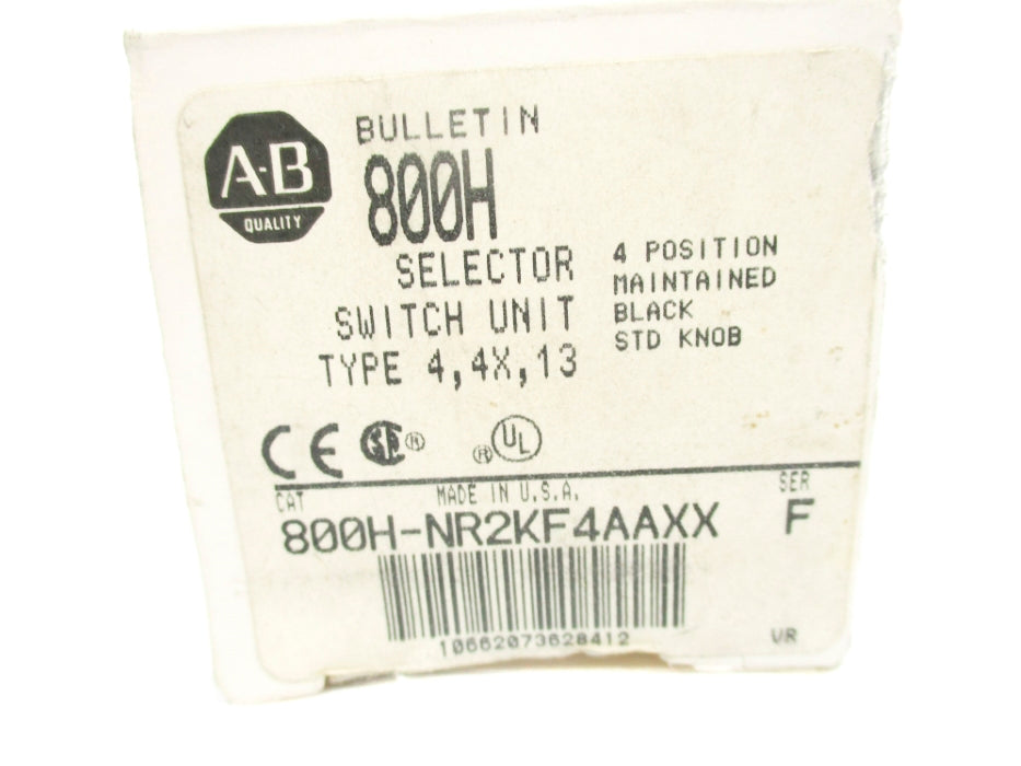 ALLEN BRADLEY 800H-NR2KF4AAXX SER. F (GY/BL) NSMP