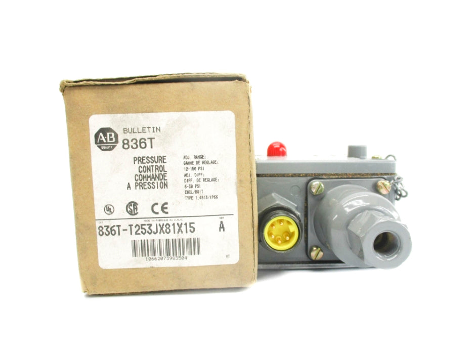 INDUSTRIAL SPARE PART 836T-T253JX81X15 SER. A 6-150PSI  (BR/WH) NSMP