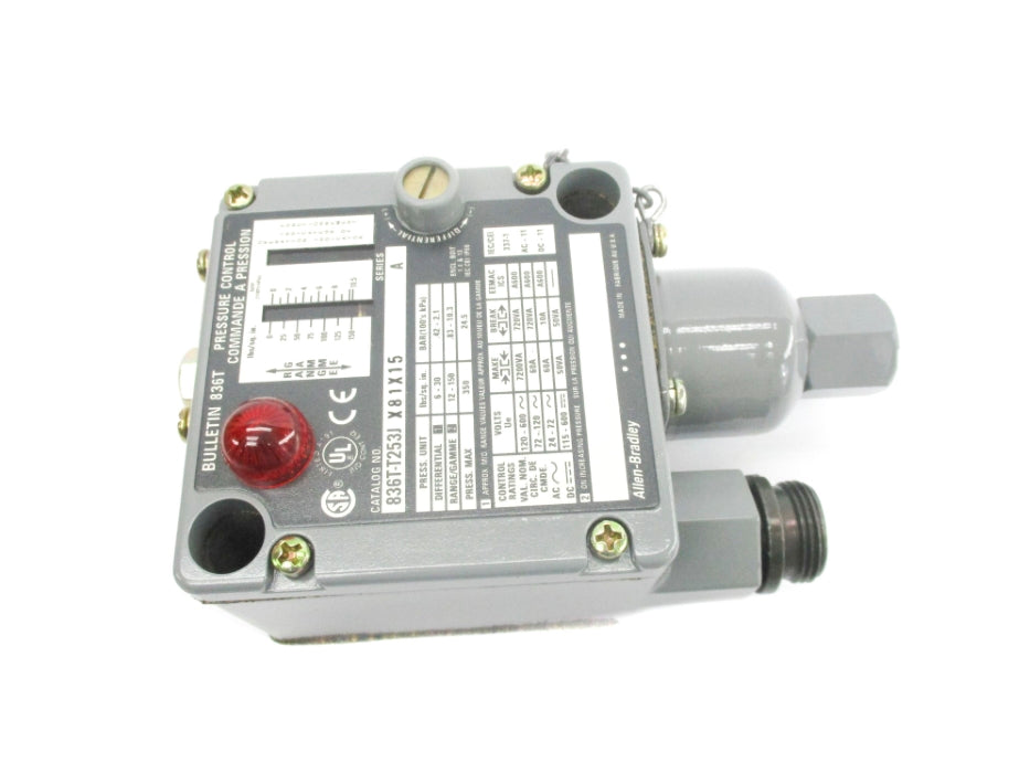 INDUSTRIAL SPARE PART 836T-T253JX81X15 SER. A 6-150PSI  (BR/WH) NSMP