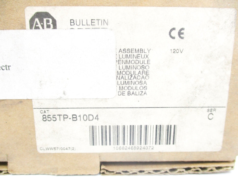 INDUSTRIAL SPARE PART 855TP-B10D4 SER. C (BR/WH) NSMP