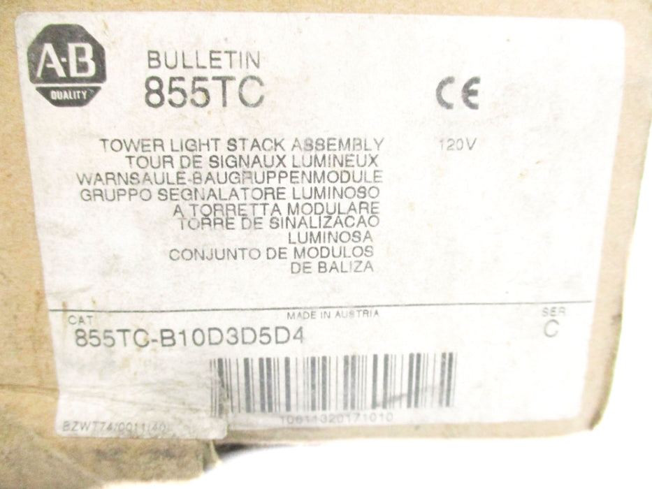 INDUSTRIAL SPARE PART 855TC-B10D3D5DD4 SER. C  (BR/WH) NSMP