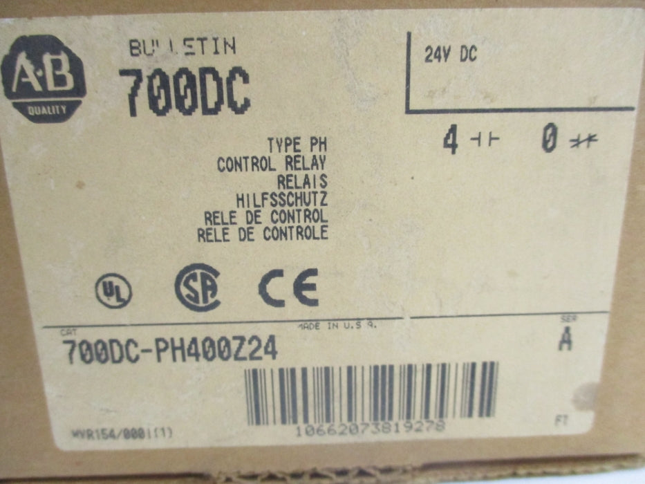 INDUSTRIAL SPARE PART 700DC-PH400Z24 SER. A 24VDC 5A (BR/WH) NSMP