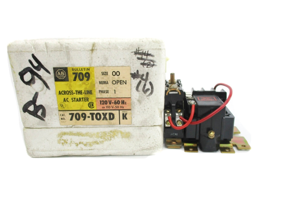 ALLEN BRADLEY 709-TOXD SER. K (WH/YL) NSMP