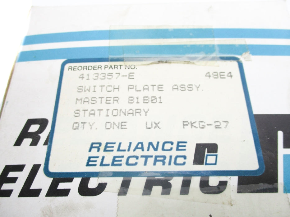 RELIANCE ELECTRIC 413357-E NSMP