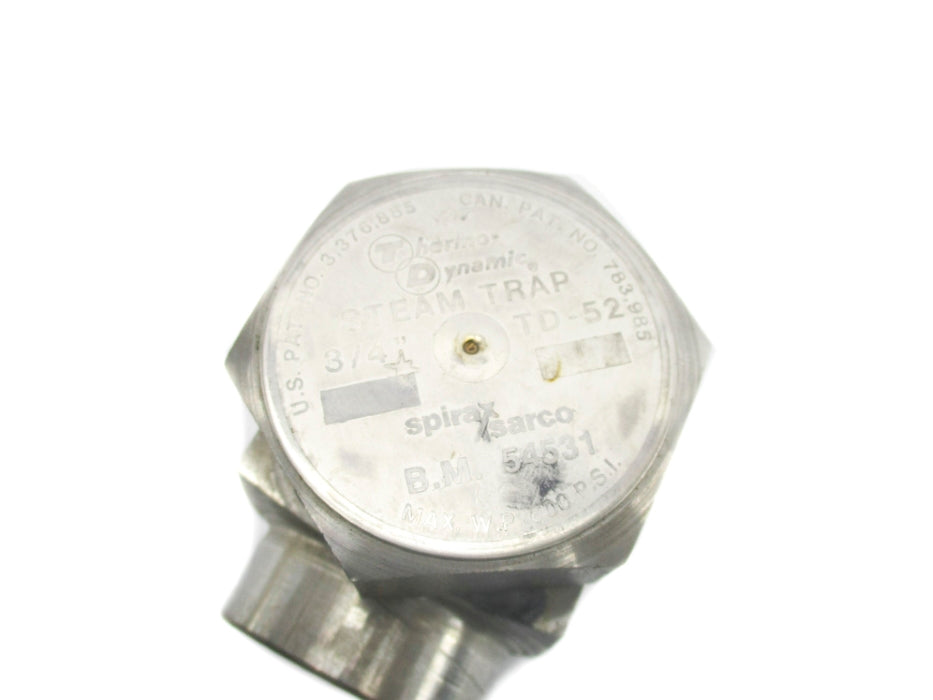 SPRIX SARCO 3/4-TD-52 3.5-600PSI NSMP