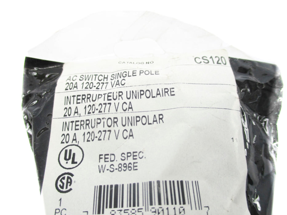 HUBBELL CS120 20A 120/277VAC NSMP