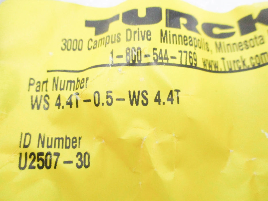 TURCK WS4.4T-0.5-WS4.4T U2507-30 NSMP