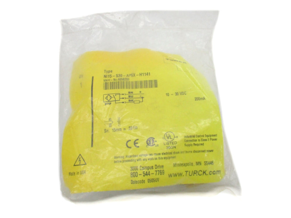 TURCK NI15-S30-AP6X-H1141 4658200 NSMP