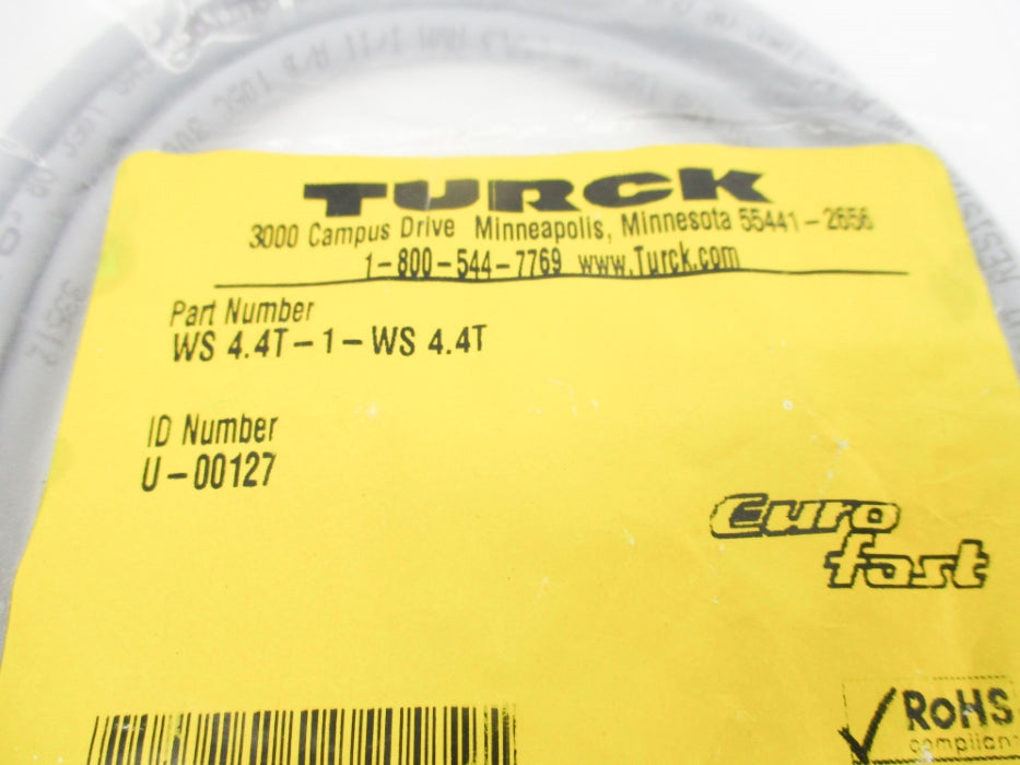 TURCK WS4.4T-1-WS4.4T U-00127 NSMP