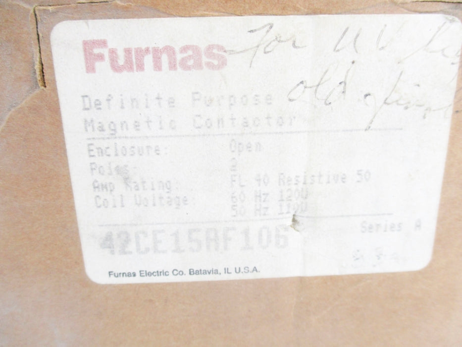 FURNAS 42CE15AF106 SER. A 110/120V NSMP