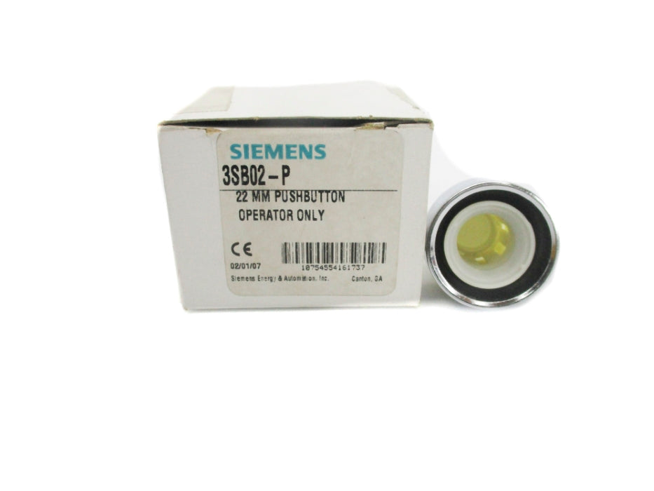 SIEMENS 3SB02-P (AS PICTURED) NSMP